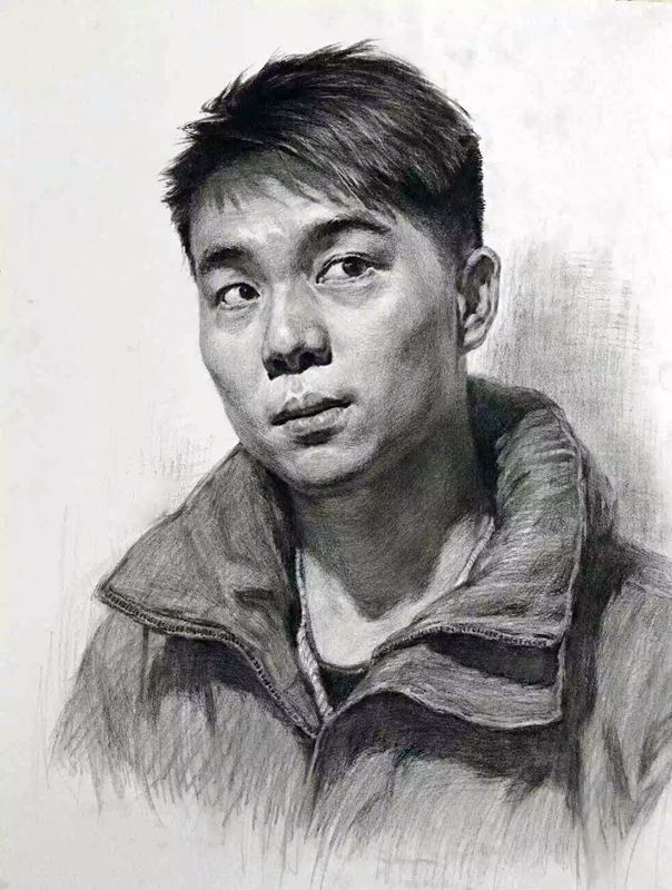 素描男青年二