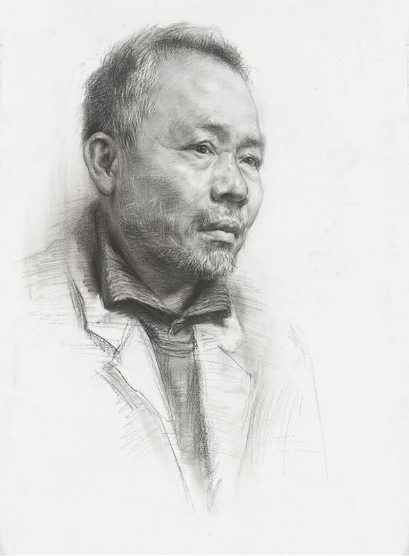 濮阳画室作品-男青年